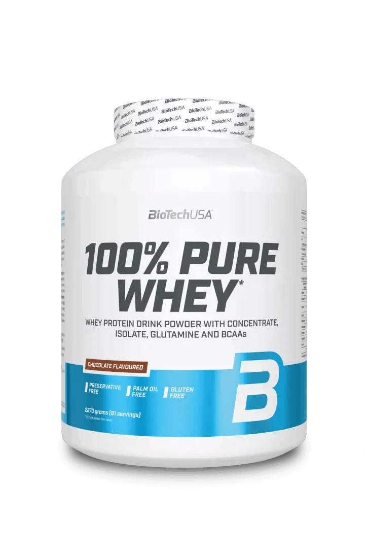 100% Pure Whey Protein Pulver 2270g - trainings-booster.de