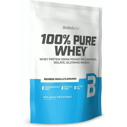 100% Pure Whey Protein Pulver 454g - trainings-booster.de