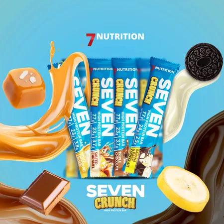 7NUTRITION SEVEN CRUNCH HIGH PROTEIN BAR 12x77g - trainings-booster.de