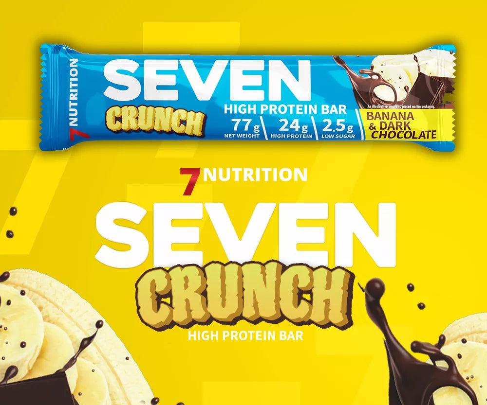 7NUTRITION SEVEN CRUNCH HIGH PROTEIN BAR 77g - trainings-booster.de