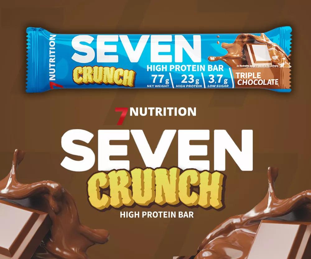 7NUTRITION SEVEN CRUNCH HIGH PROTEIN BAR 77g - trainings-booster.de