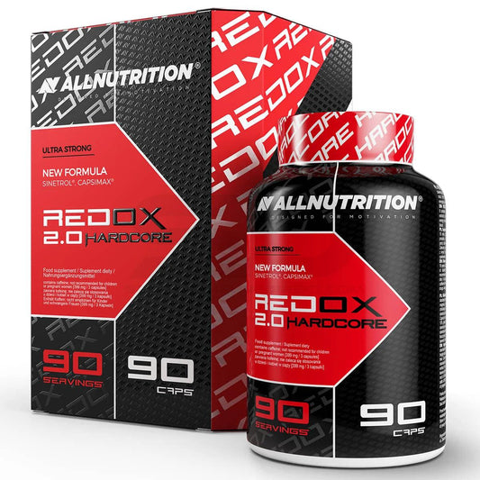 ALL NUTRTION® REDOX HARDCORE 2.0 FATBURNER 90 Kapseln - trainings-booster.de