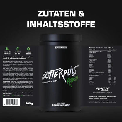 Götterpuls® Rabona - Premium Pre Soccer 600g / Fußballer Booster