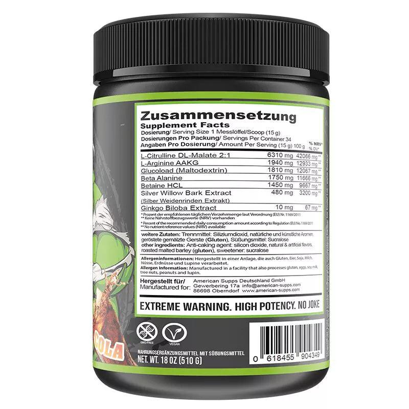 American Supps Undisputed Pump Booster 510g - trainings-booster.de