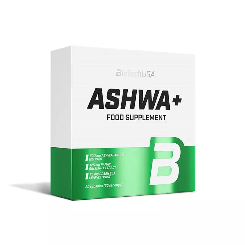 BioTech USA Ashwa+ 30 Kapseln - trainings-booster.de