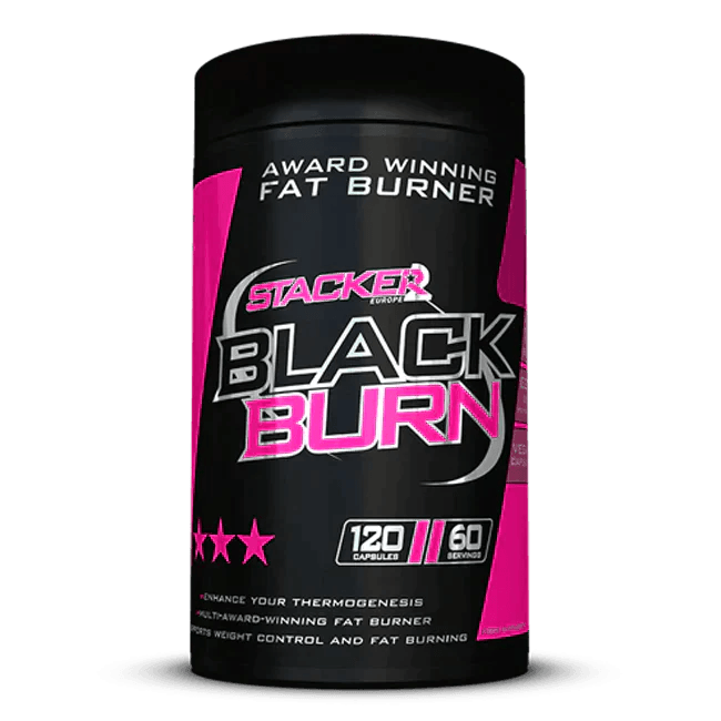 Black Burn von Stacker2 120 Kapseln - trainings-booster.de