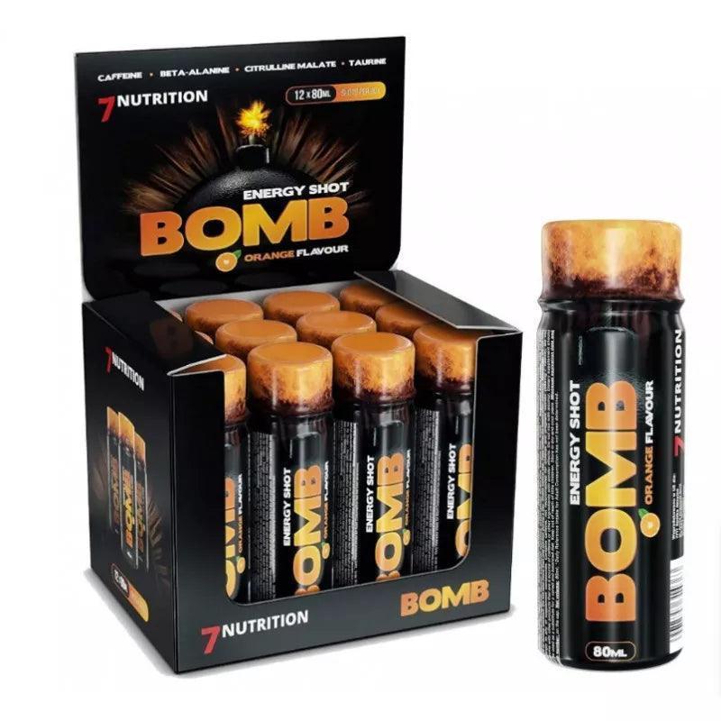 Bomb Energy Pre Workout Booster Shot 12x80ml Orange - trainings-booster.de