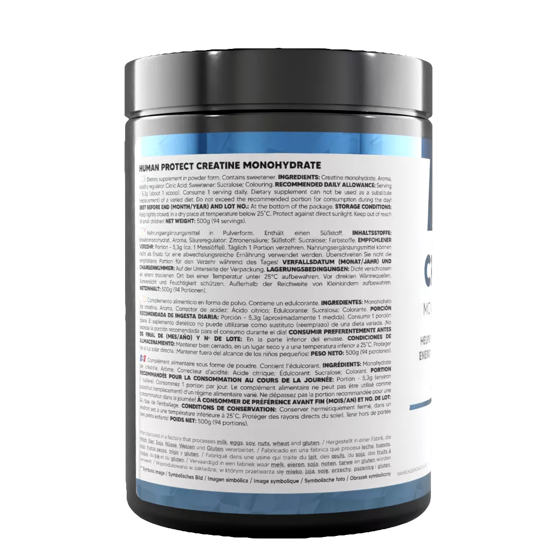 Creatine Monohydrate 500g mit Geschmack - trainings-booster.de