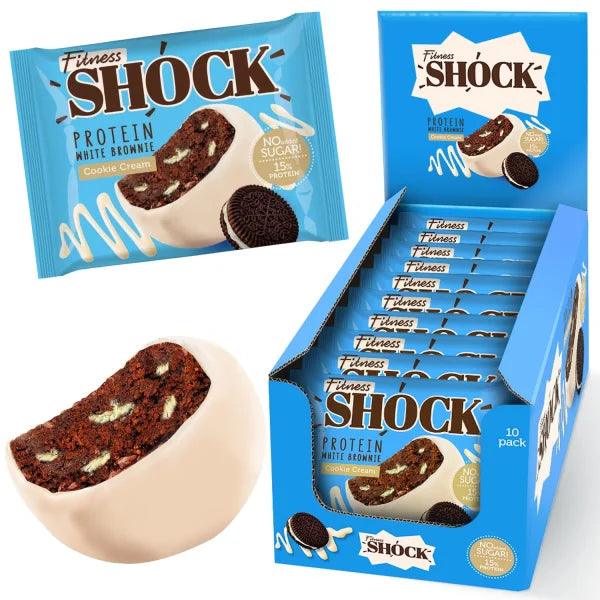 Fitness SHOCK® PROTEIN BROWNIE 10 x 50g