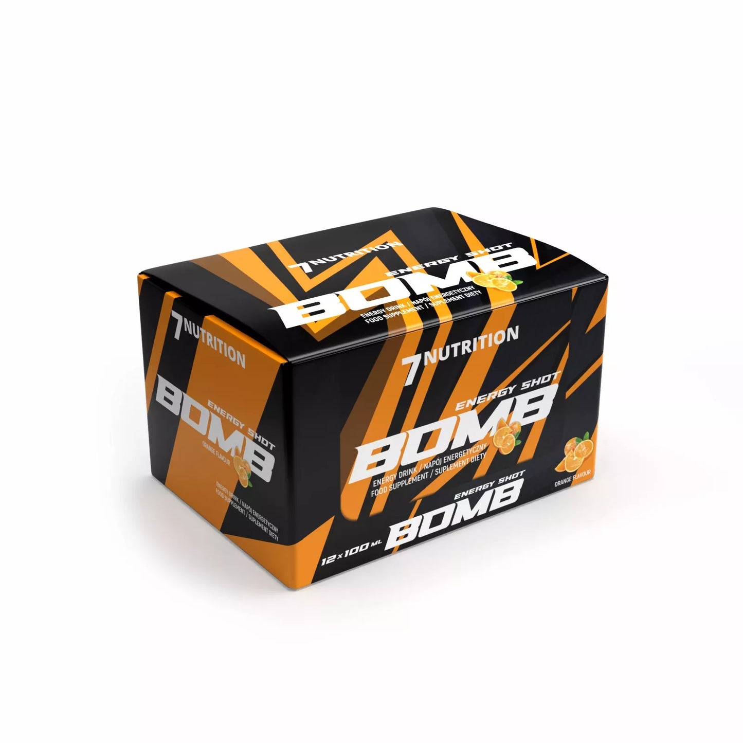 Bomb Energy Pre Workout Booster Shot 12x100ml Orange