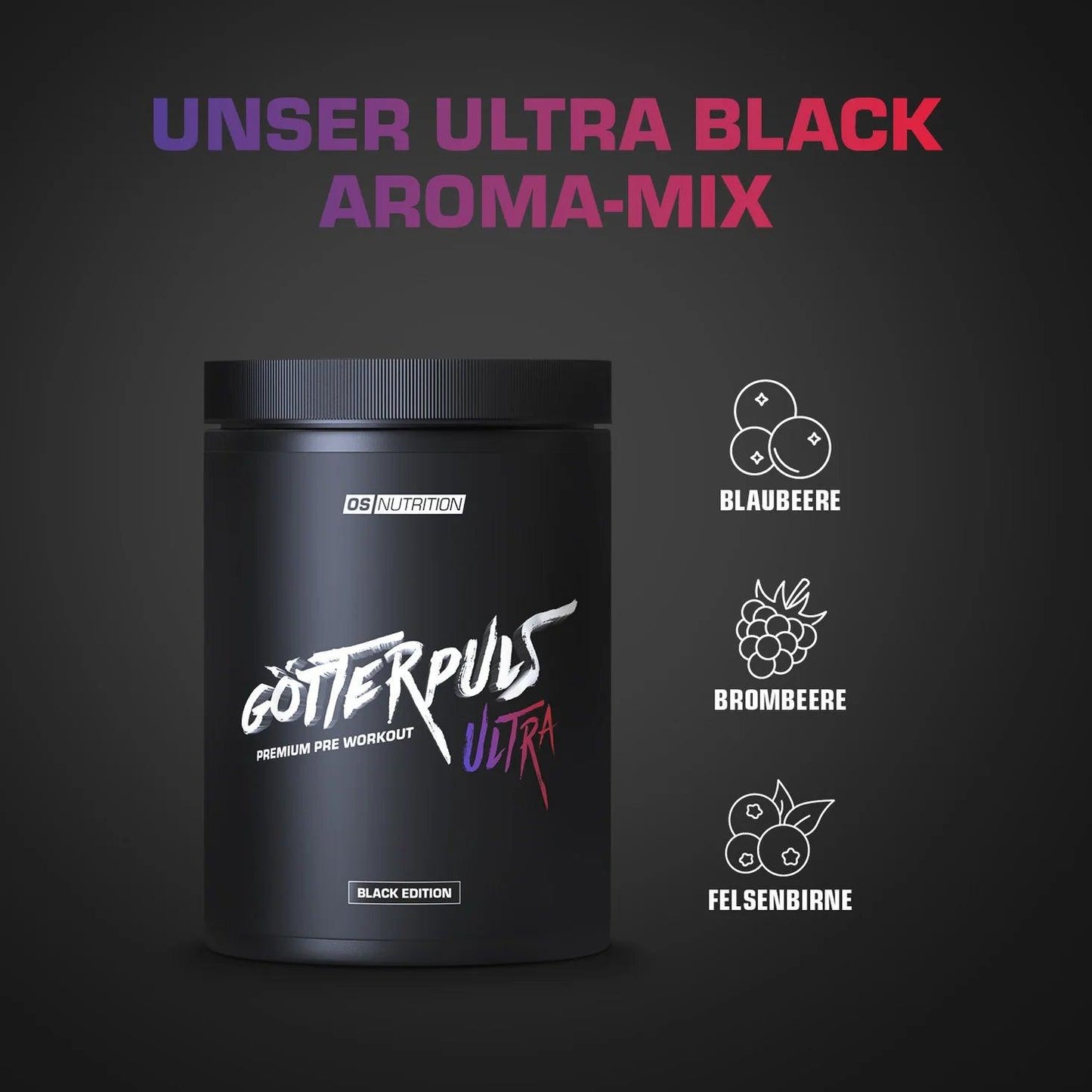 Götterpuls® ULTRA - Premium Pre Workout 480g - trainings-booster.de