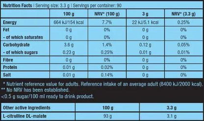 L-Citrulline 300g Pulver - trainings-booster.de