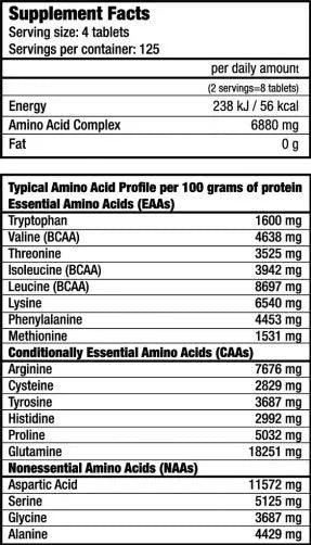 MEGA Amino Tabs - 300 Tabletten - trainings-booster.de