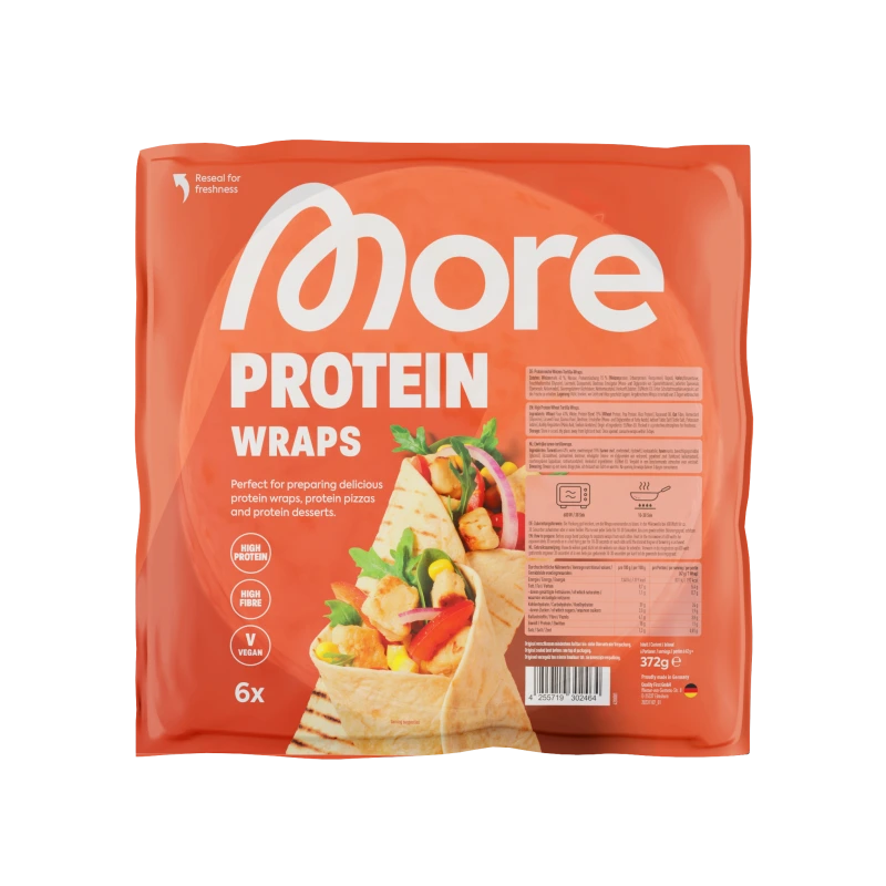 MORE PROTEIN WRAP 6STK - trainings-booster.de