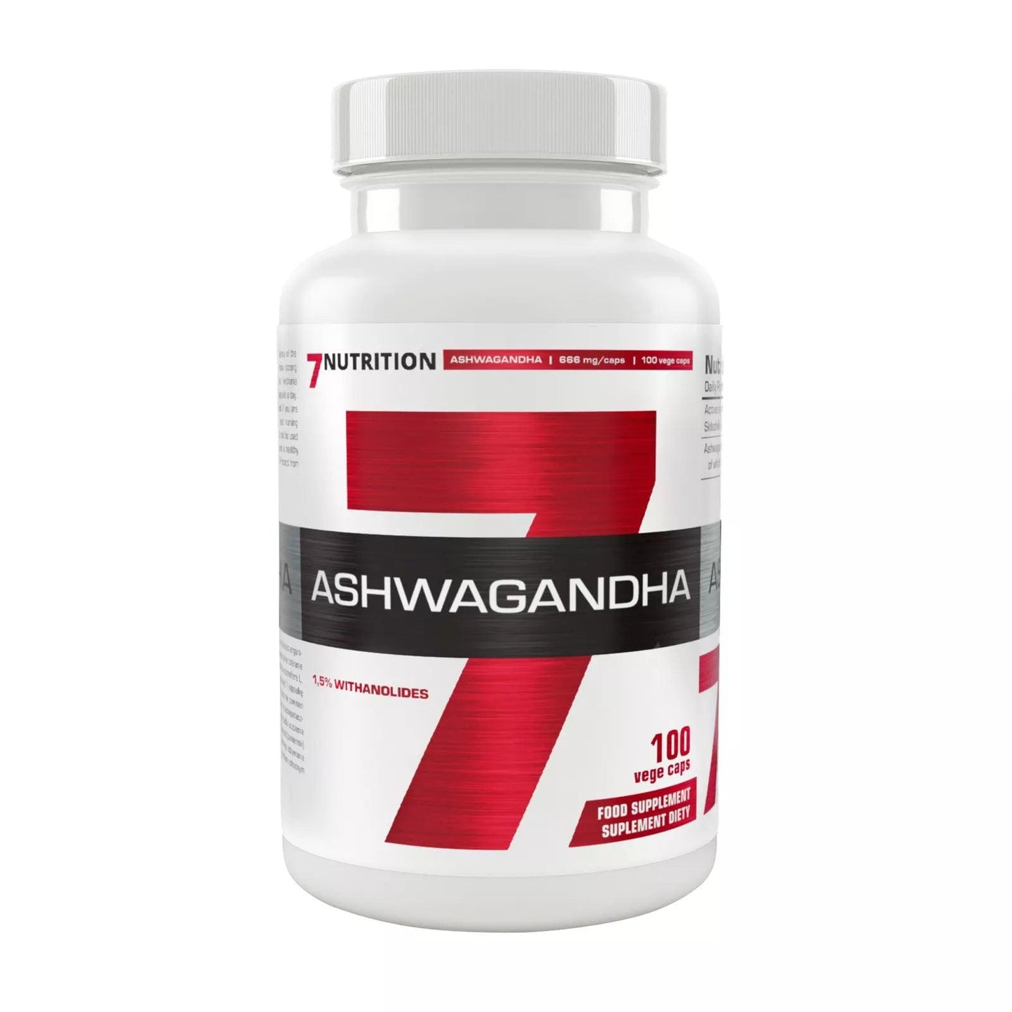 7Nutrition Ashwagandha 100 Caps 666mg