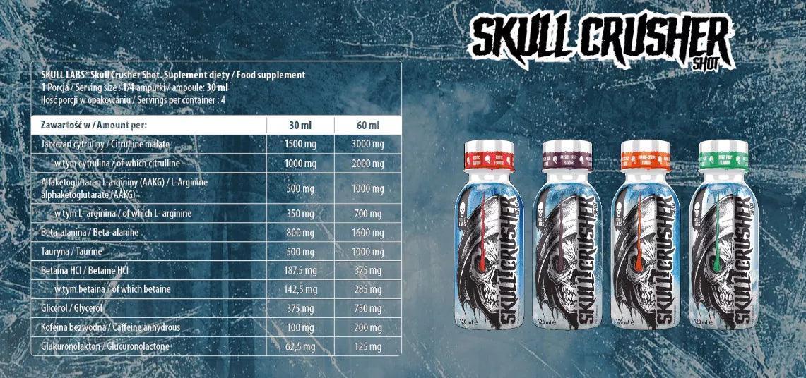 Skull Crusher ICE Pre Workout Booster Shot 12x120ml - trainings-booster.de