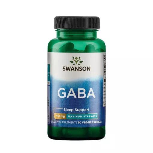 SWANSON GABA 60 Vegan Kapseln 750mg - trainings-booster.de