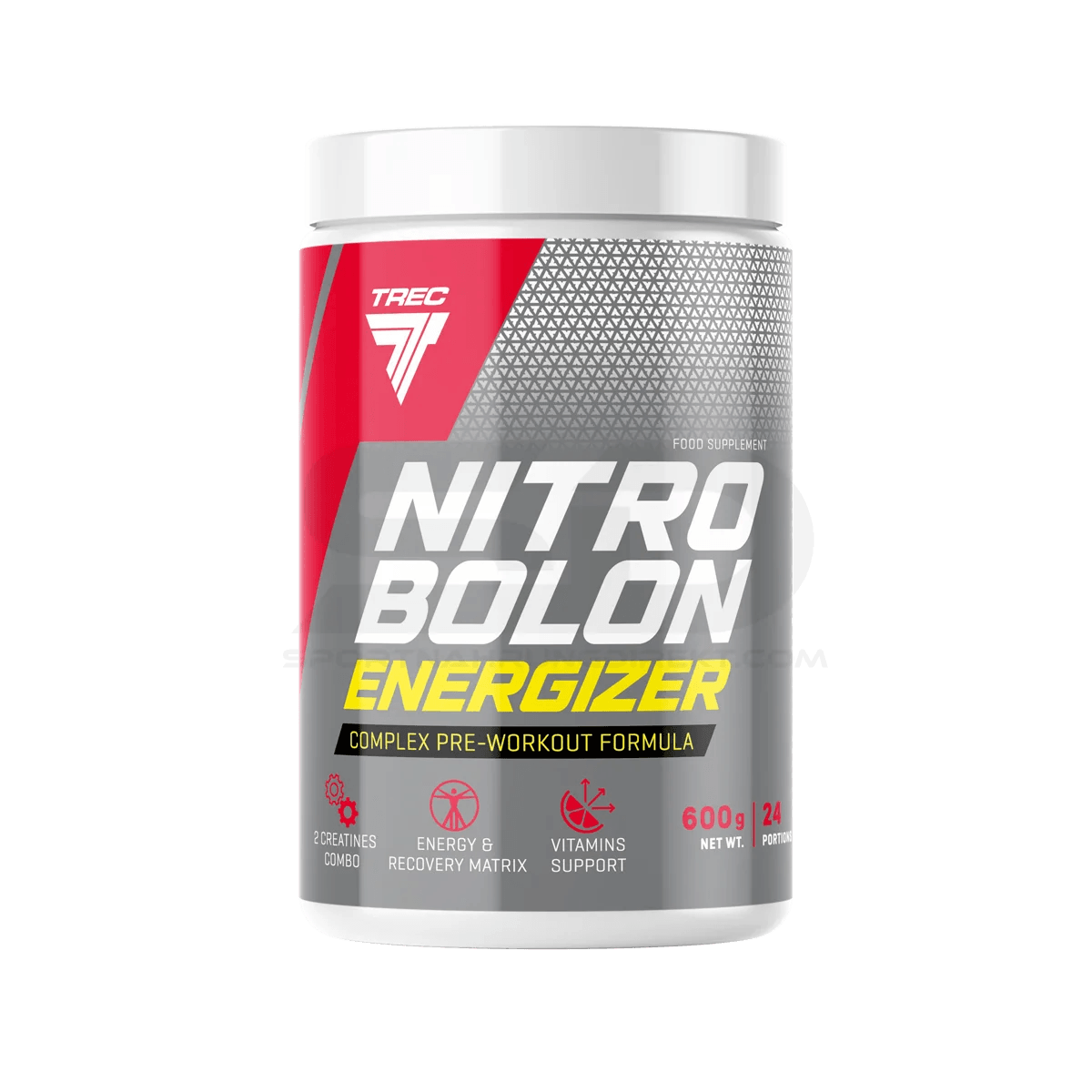 TREC® NITROBOLON ENERGIZER 600g TROPICAL - trainings-booster.de