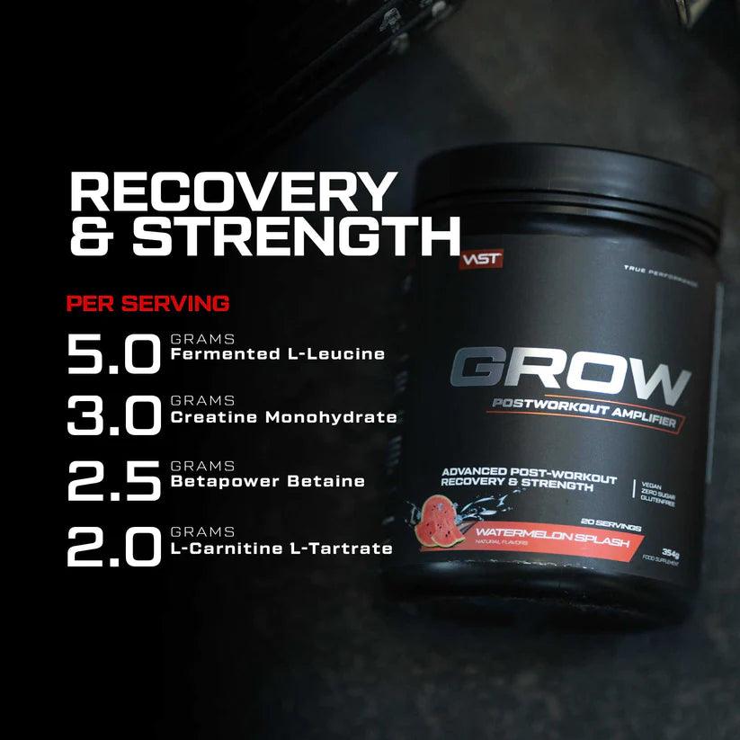 VAST® GROW POSTWORKOUT RECOVERY - trainings-booster.de