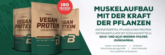 Vegan Protein Pulver 500g - trainings-booster.de