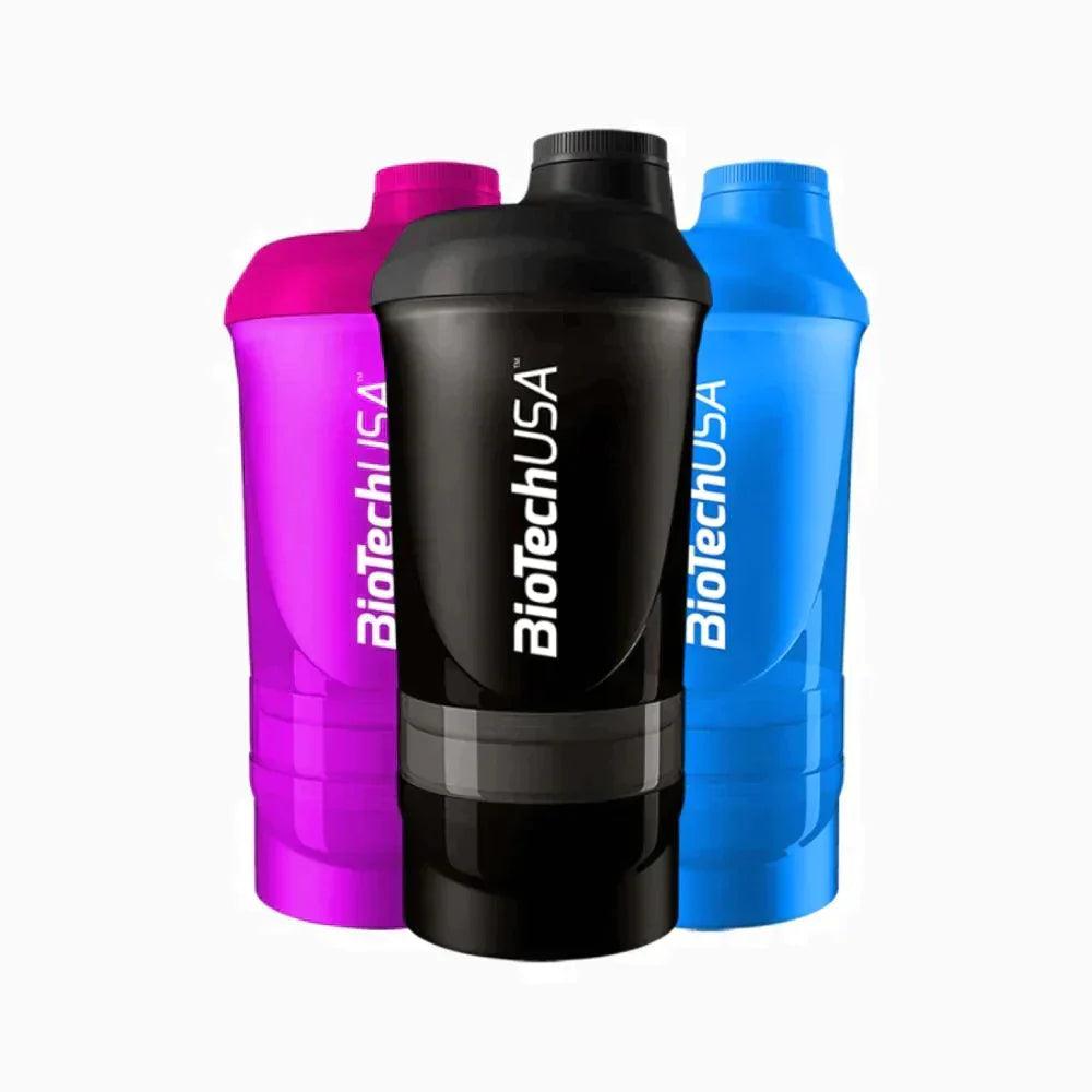 Wave Plus - Shaker / 600 ml + 2Kammern - trainings-booster.de